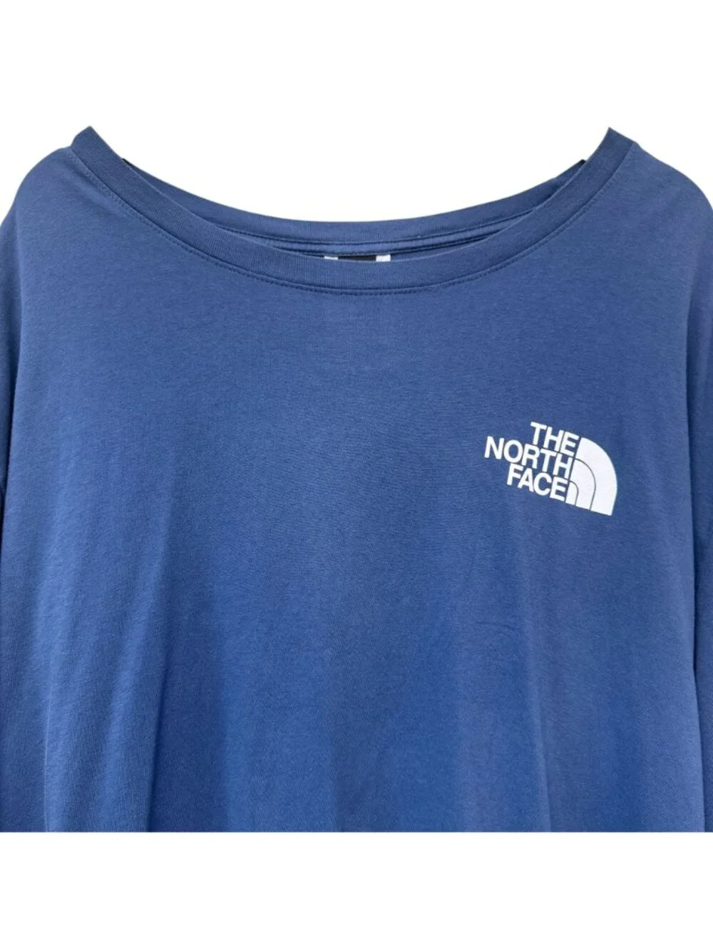 The North Face Men's T-shirt Size 4X Navy Blue Logo Graphic Tee Big Tall Casual